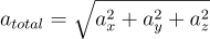 Total Acceleration Formula